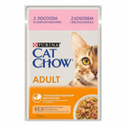 Mokra karma dla kota Purina Cat Chow Adult w galaretce o smaku Łosoś z Fasolką 85g 