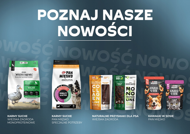 PAN MIĘSKO Karma dla psa Kawałki w sosie Indyk Wieprzowina Dzik mokra 150g zdrowa