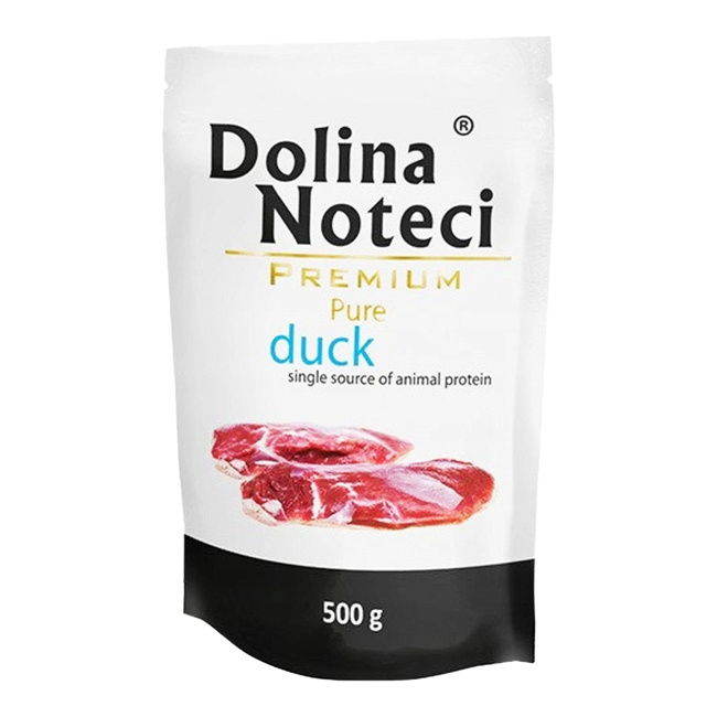 DOLINA NOTECI Pure karma mokra dla psa Kaczka 500g dla alergików