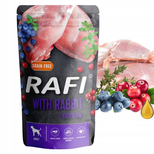 DOLINA NOTECI RAFI PET REPUBLIC Karma mokra dla psa MIX Smaków 30 x 500g