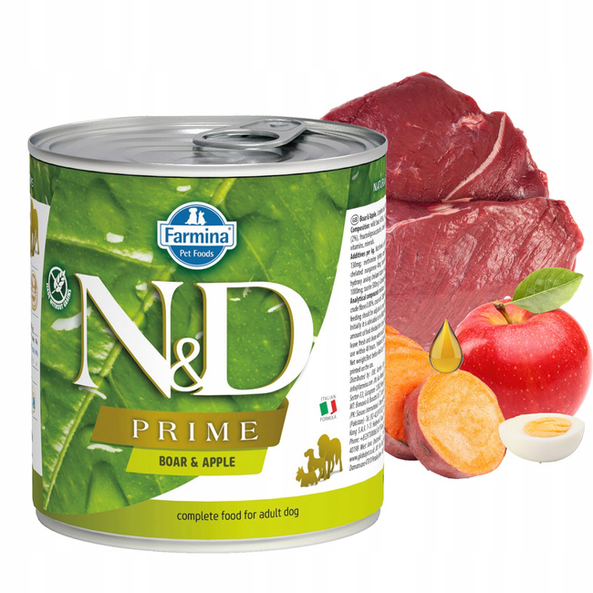 FARMINA N&D PRIME zdrowa karma mokra dla psa Dziczyzna 285g