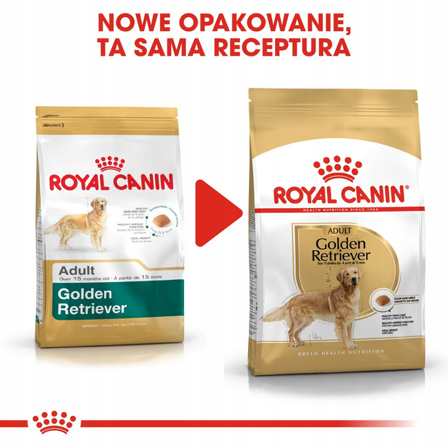 ROYAL CANIN Golden Retriever Adult karma sucha dla psów dorosłych 12 kg